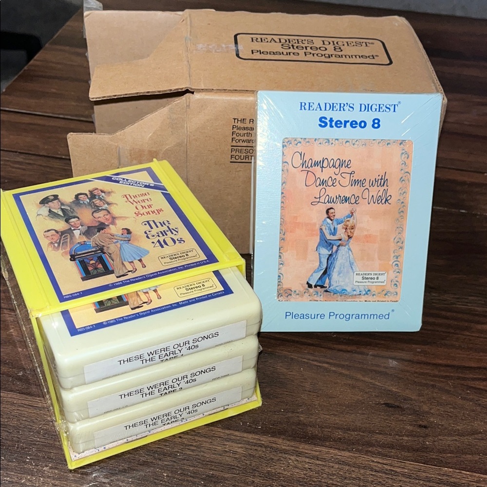 Reader's Digest Stereo 8 Collection - Yellow and Blue